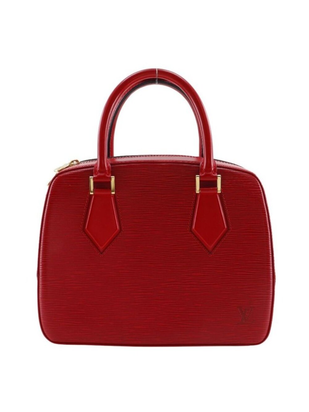 Louis Vuitton Sablon Epi Leather Red Th0918 Handbag